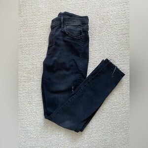MOTHER High Waisted Looker Wait Until Dark Women's Skinny Jeans Size 29